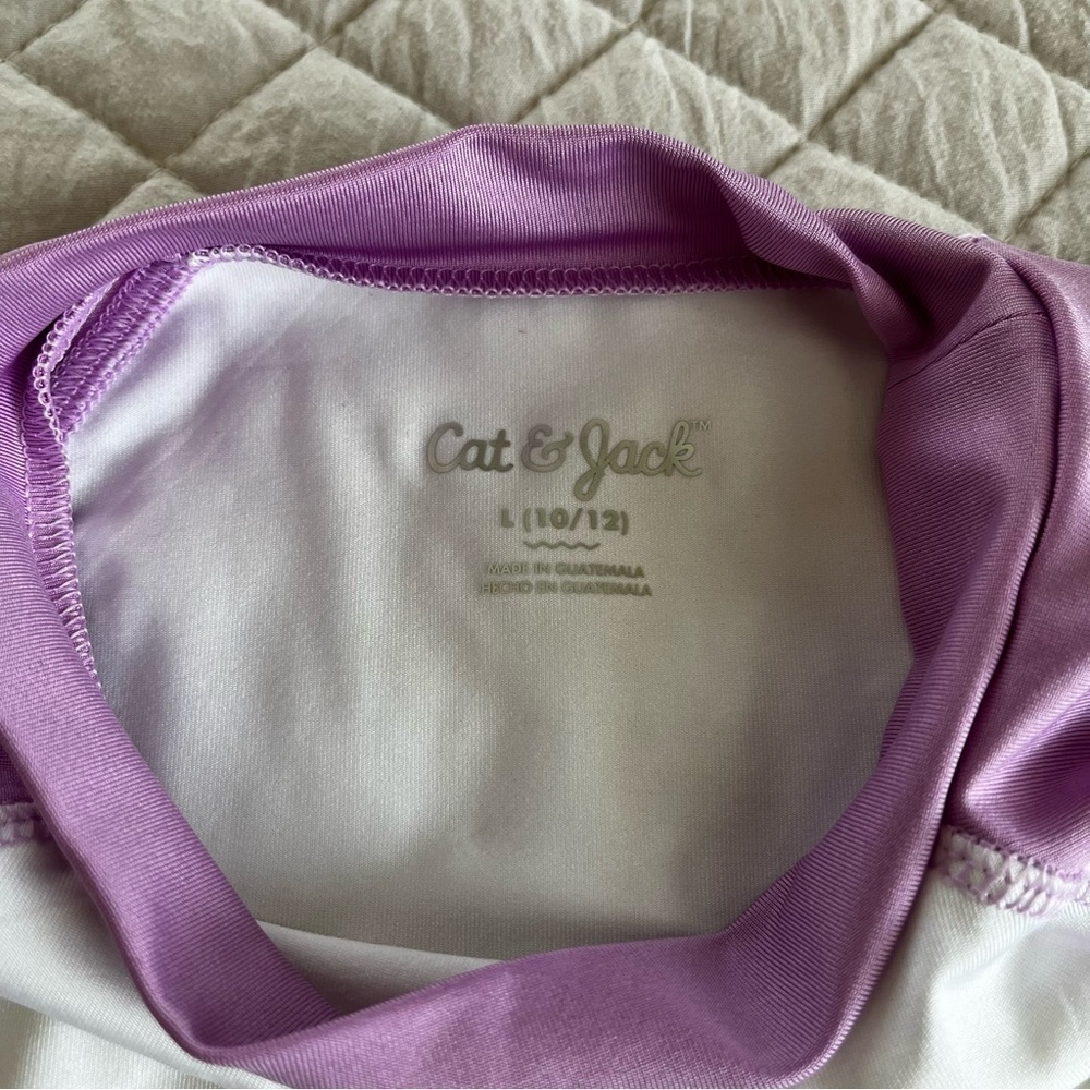 Cat & Jack girls long sleeve rash guard - Picture 5 of 7